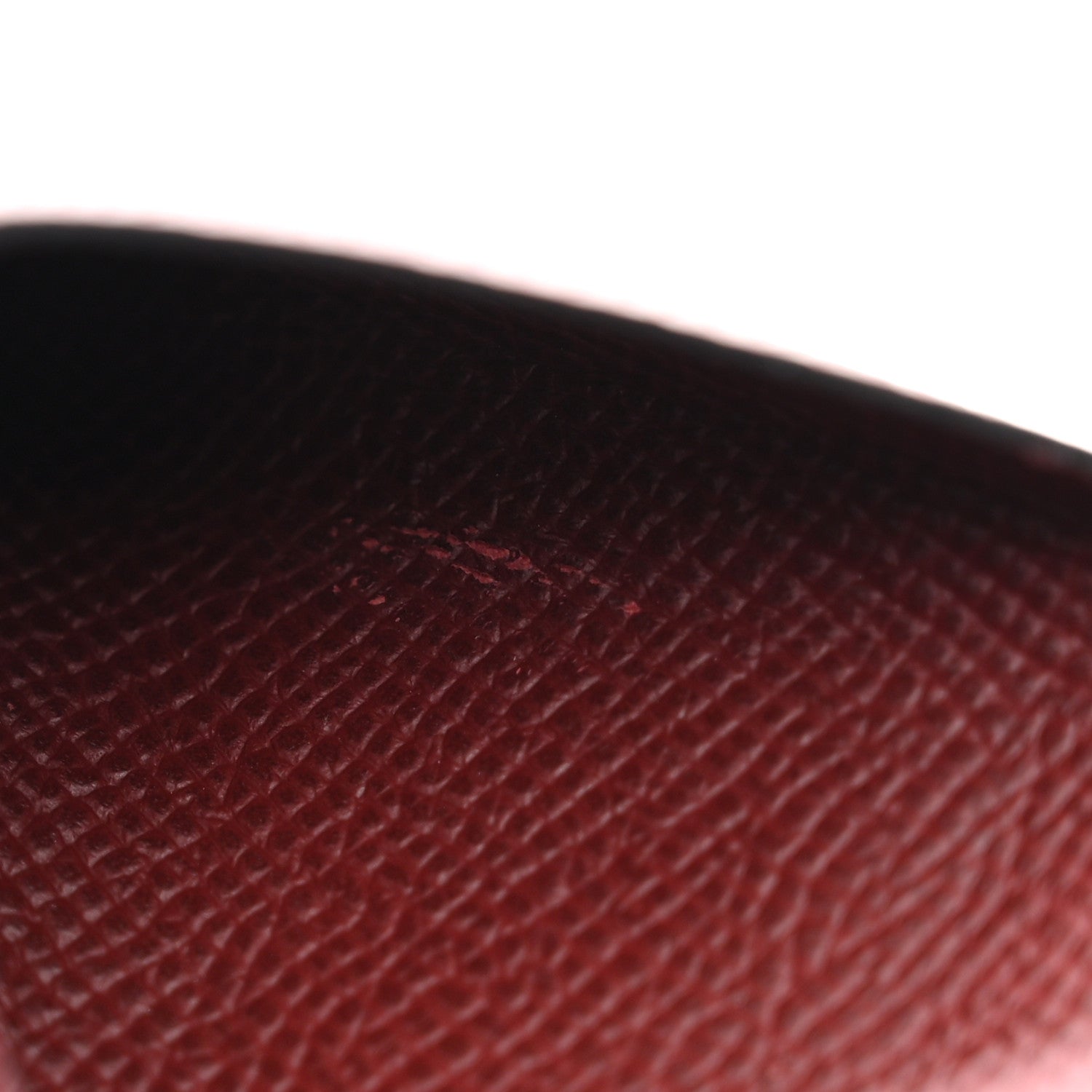Hermes Epsom Calvi Card Case Rouge H 8 of 9
