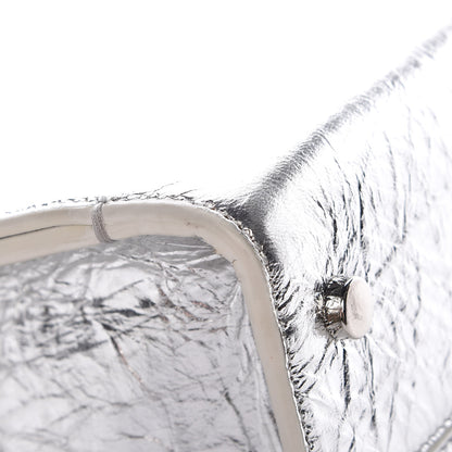 Christian Dior Metallic Calfskin Medium Diorever Flap Silver 14 of 16