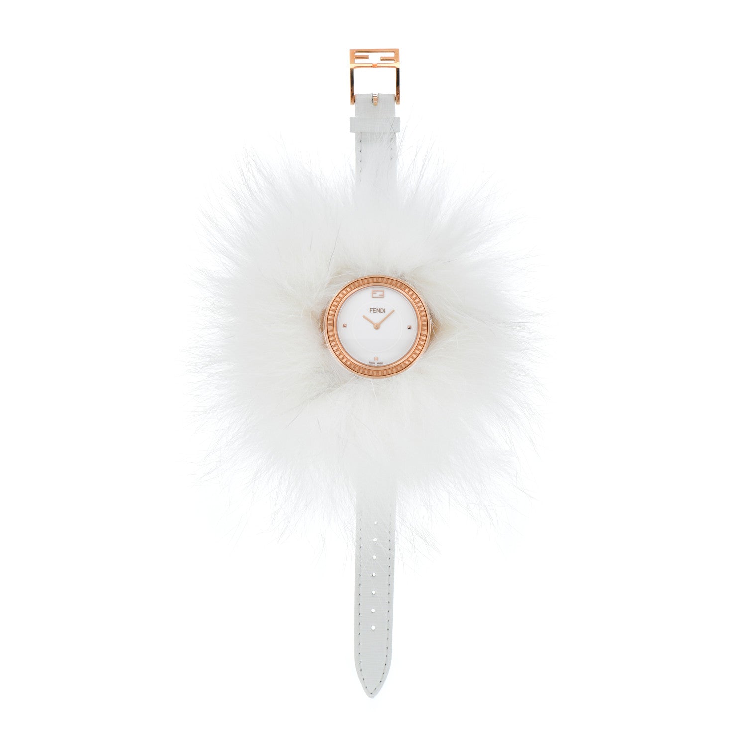 Fendi Stainless Steel Calfskin 36mm My Way Quartz Watch White 2 of 5