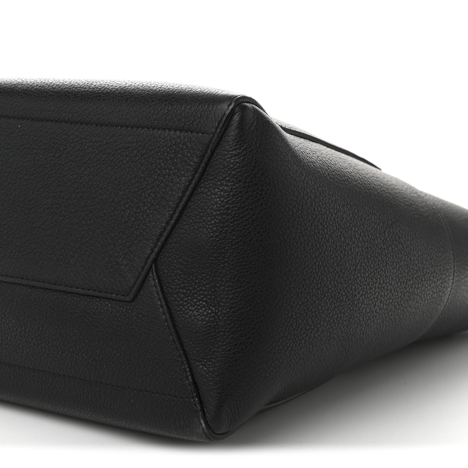 Celine Soft Grained Calfskin Sangle Bucket Bag Black 9 of 10