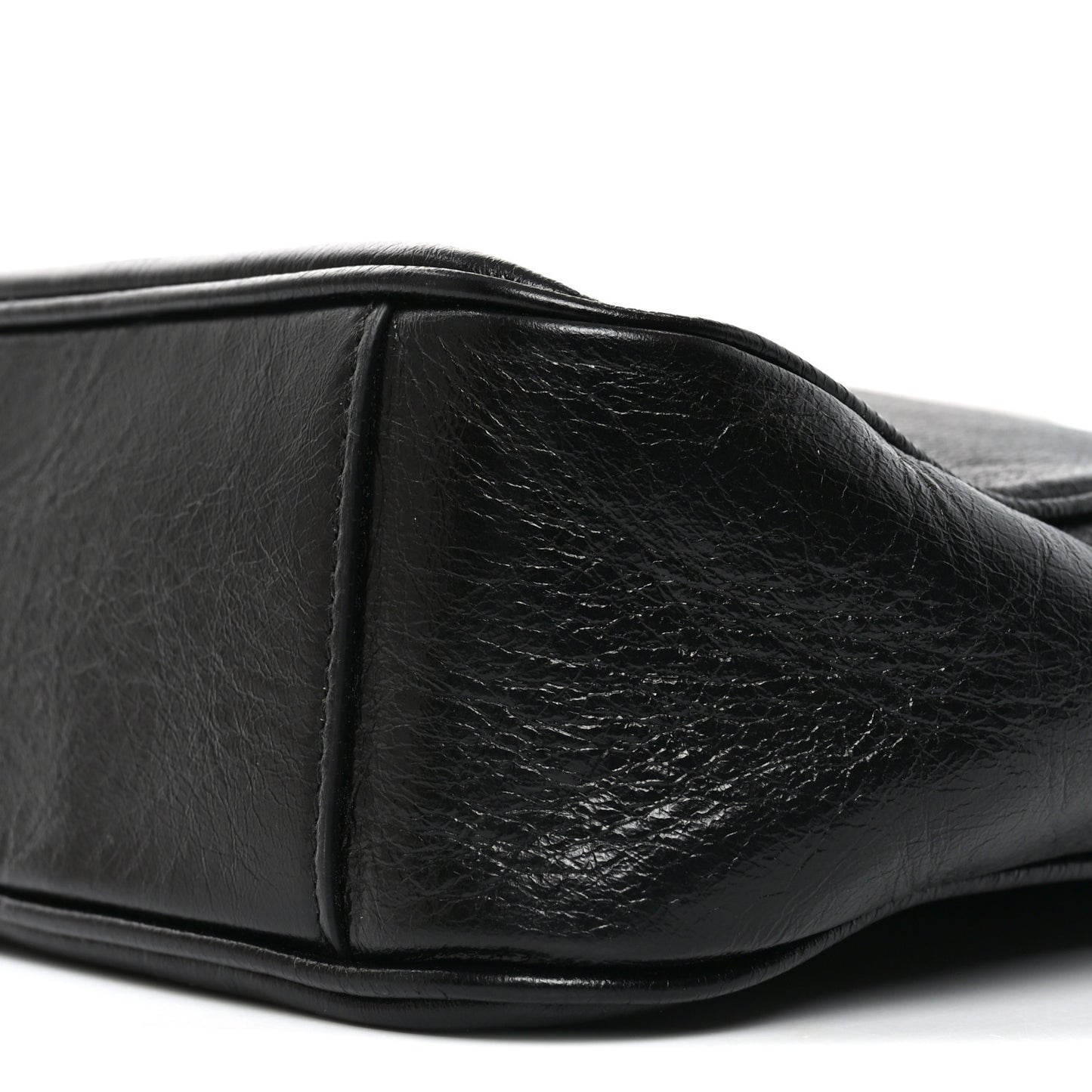 Lambskin Large JC Soft Hobo Bag Black
