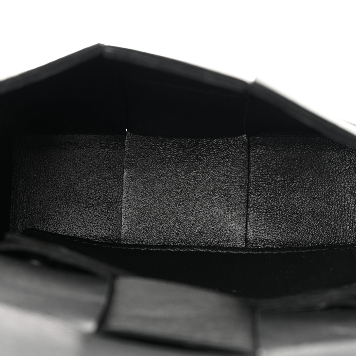 Lambskin Maxi Intrecciato Extra Mini Cassette Crossbody Bag Black