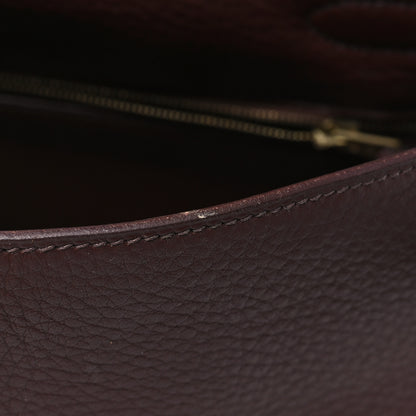 Hermes Taurillon Clemence Kelly Retourne 32 Havane 10 of 12