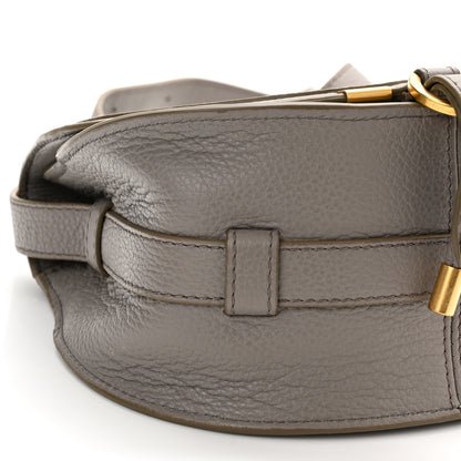 Chloe Calfskin Mini Marcie Round Crossbody Bag Cashmere Grey 10 of 15