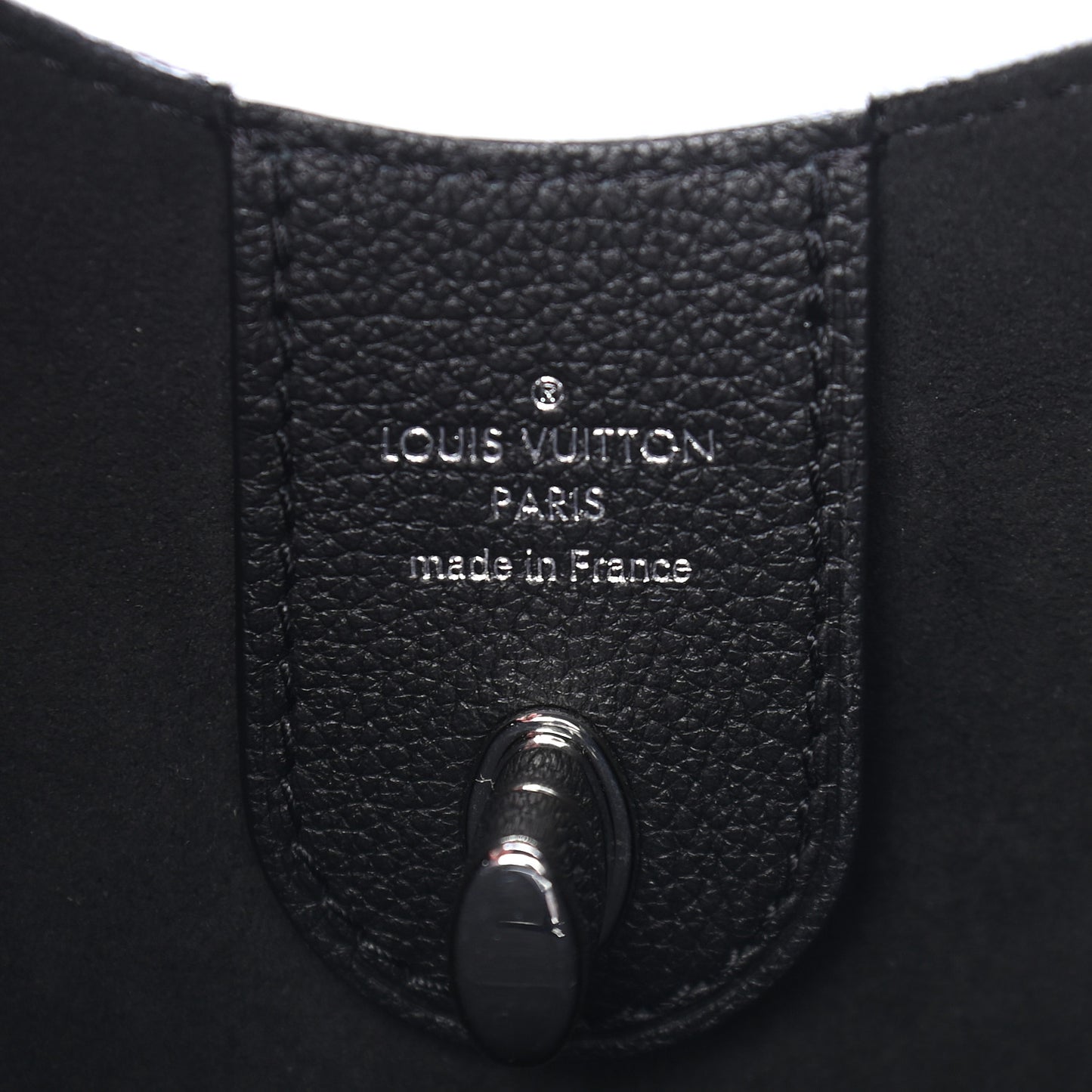 Calfskin Lockme Hobo Black