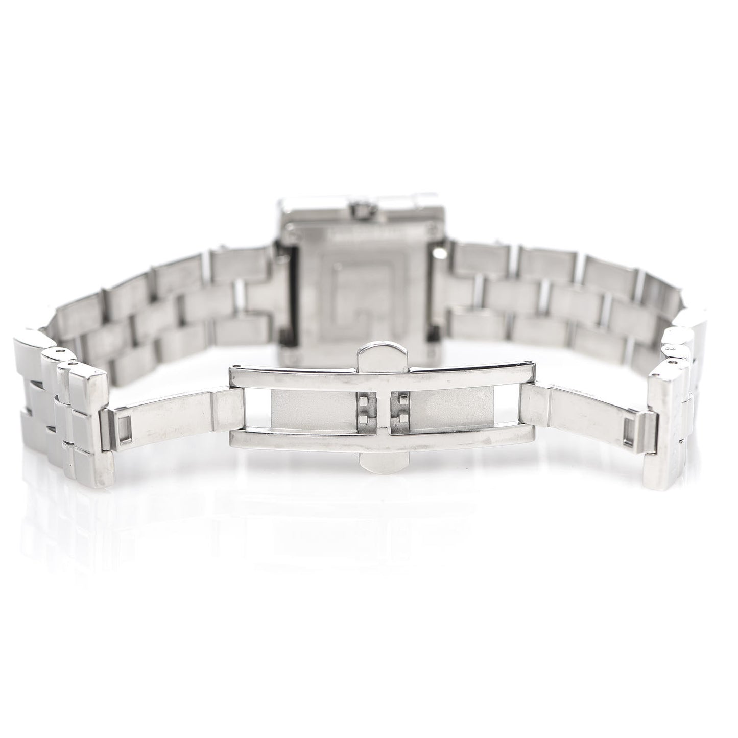 Stainless Steel 23mm 3600L Quartz Watch Black