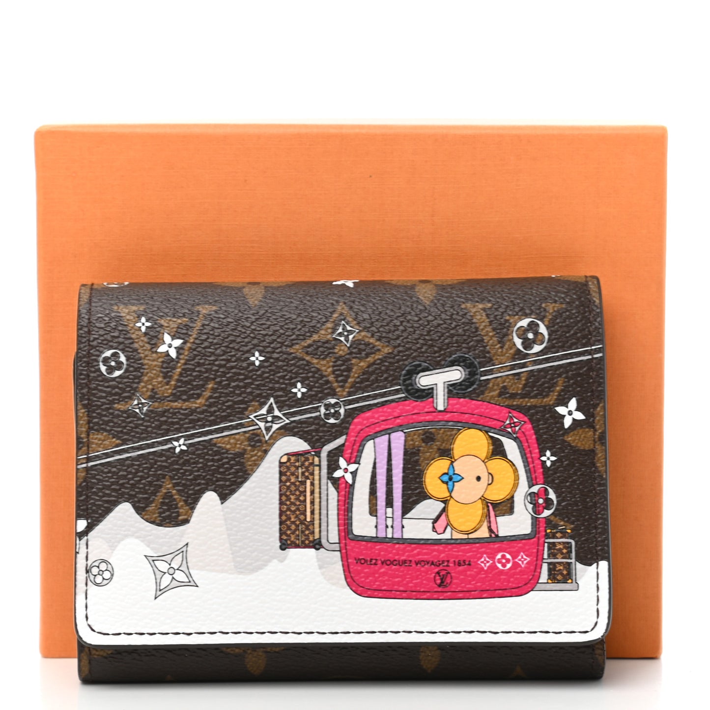Monogram 2019 Christmas Animation Victorine Wallet Fuchsia