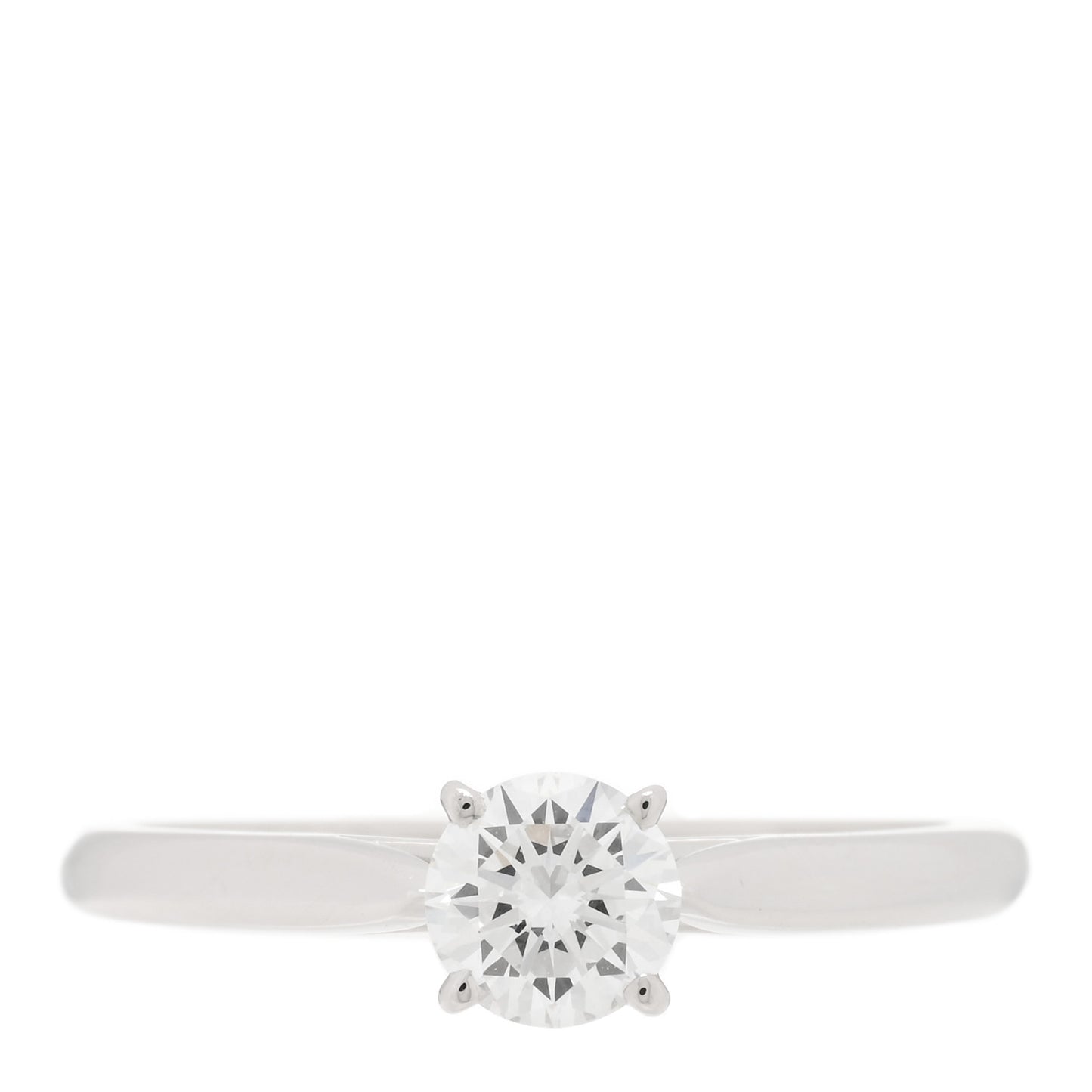 Platinum Diamond .36ct Solitaire Engagement Ring 48 4.5