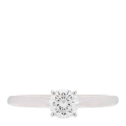 Cartier Platinum Diamond .36ct Solitaire Engagement Ring 48 4.5 1 of 5