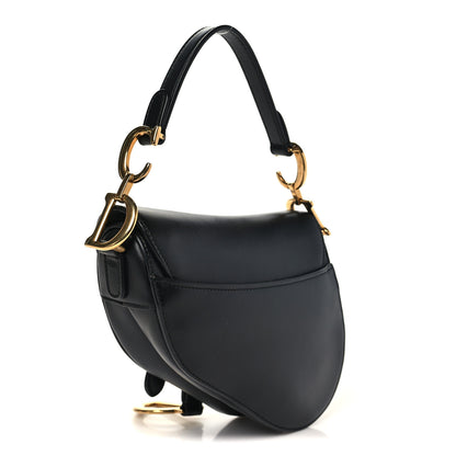 Christian Dior Calfskin Mini Saddle Bag Black 3 of 8