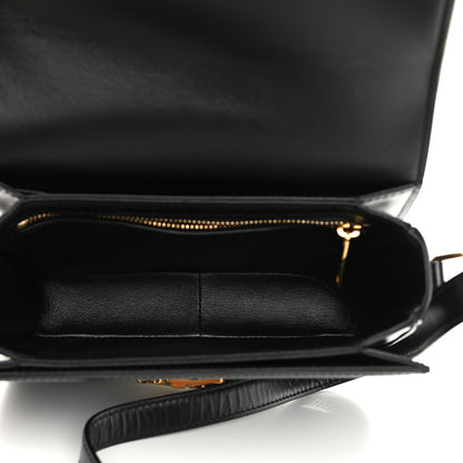 Celine Shiny Calfskin Small Triomphe Black 5 of 12