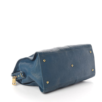 Saint Laurent Sheepskin Large Cabas ChYc Blue 3 of 7