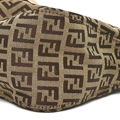 Fendi Zucchino Vitello Baguette Mogano Panna Bruciato 10 of 10