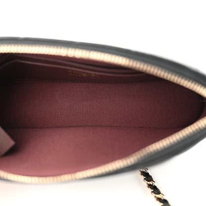 Chanel Caviar Quilted Classic Clutch With Chain Black 5 of 11