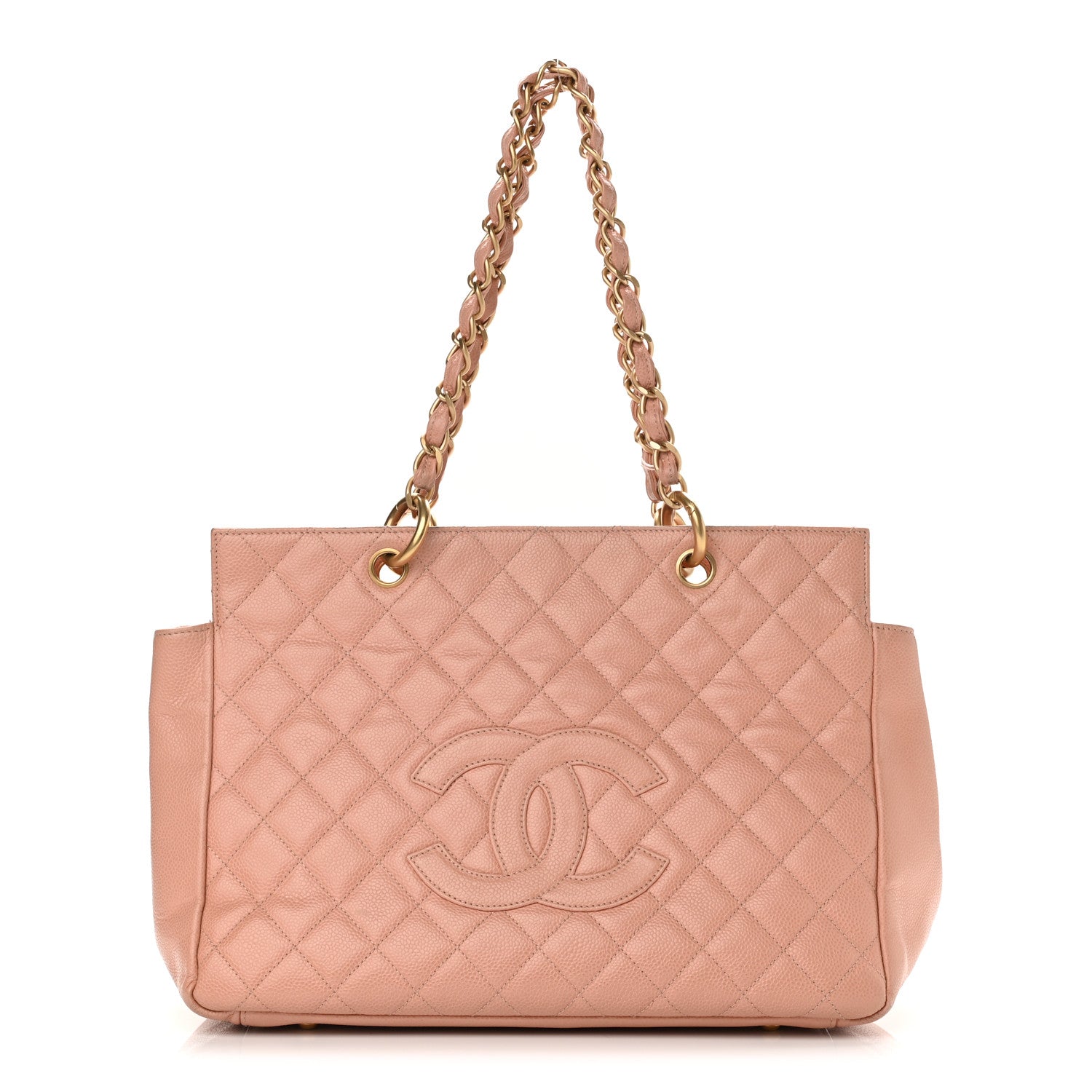 Chanel Caviar Quilted Grand Timeless Tote GTT Pink 1 of 17