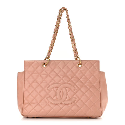 Chanel Caviar Quilted Grand Timeless Tote GTT Pink 1 of 17