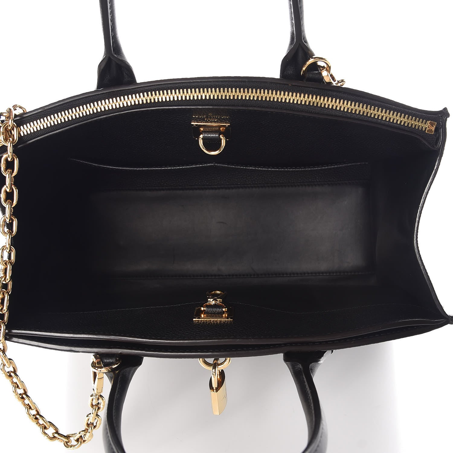 Louis Vuitton Calfskin Studded City Steamer MM Black 7 of 8