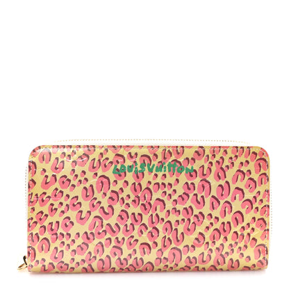 Louis Vuitton Vernis Leopard Zippy Wallet Blanc Corail 1 of 7