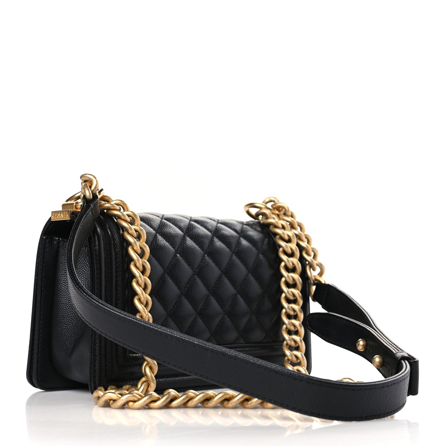 Chanel Caviar Quilted Small Boy Flap Black 3 of 9