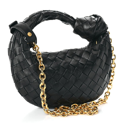 Bottega Veneta Nappa Intrecciato Mini Chain Jodie Black 3 of 10