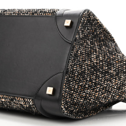 Celine Twill Smooth Calfskin Mini Luggage Dune Black 9 of 9