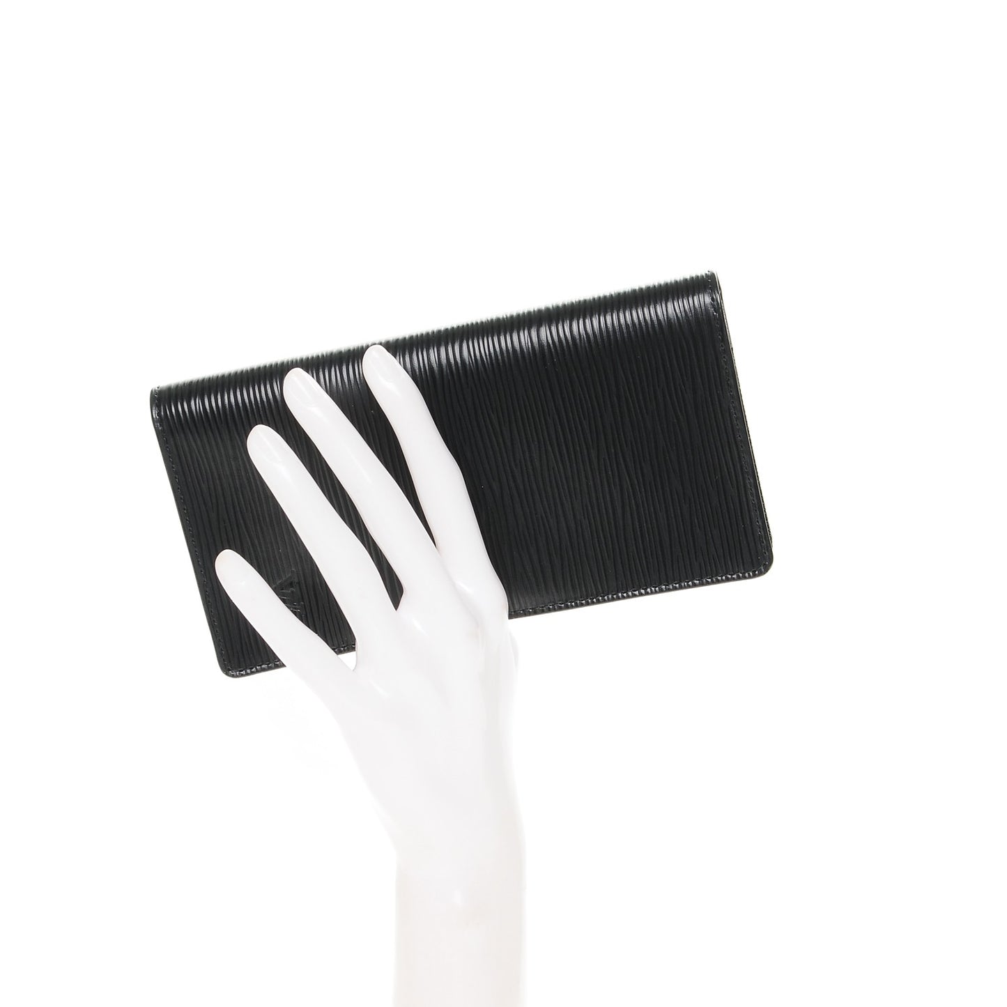 Epi Checkbook Organizer Wallet Black