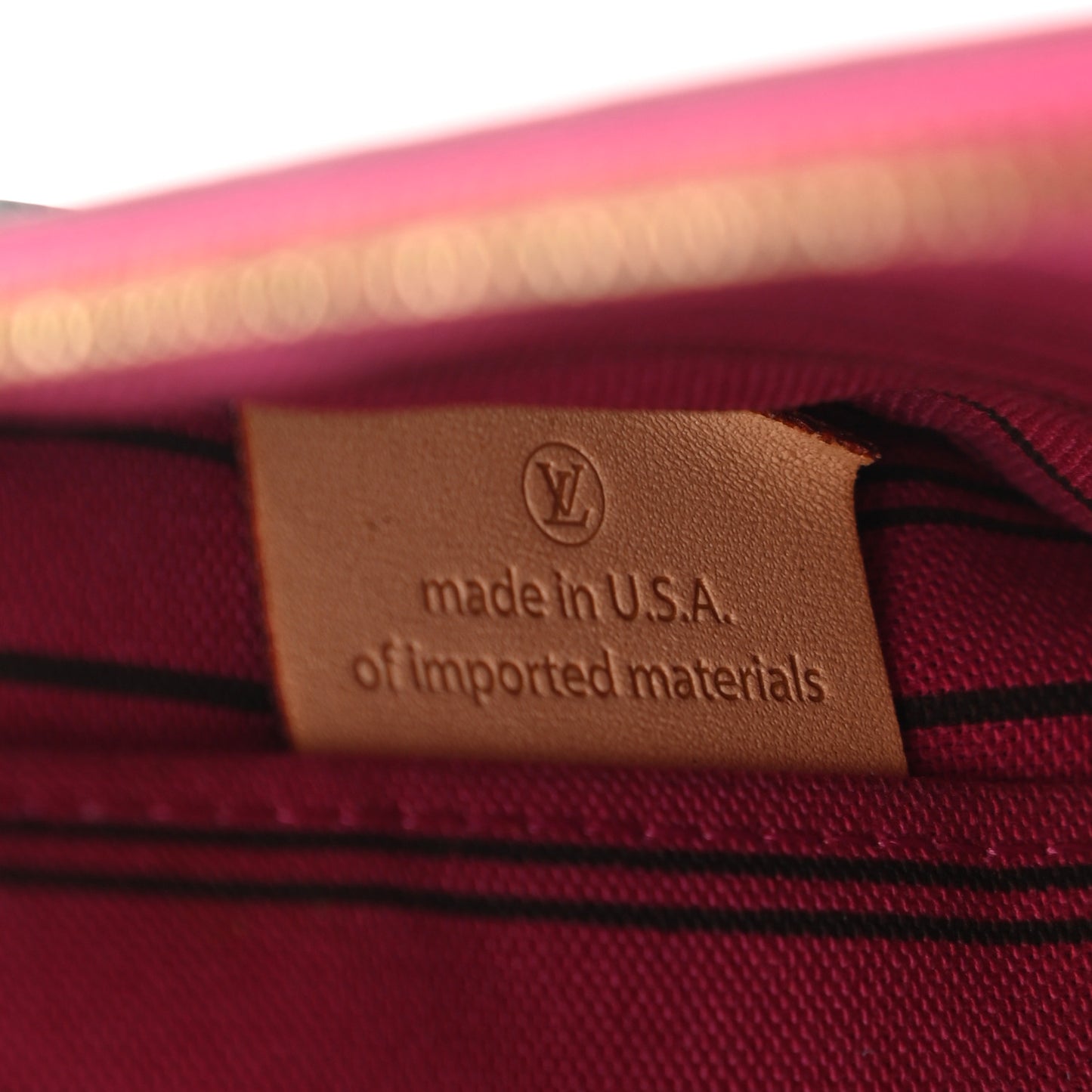 Monogram Neverfull MM GM Pochette Fuchsia