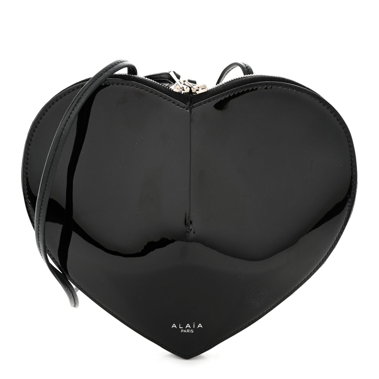 Patent Calfskin Le Coeur Bag Black