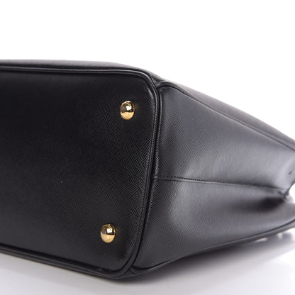 Prada Saffiano Lux Medium Tote Black 8 of 10