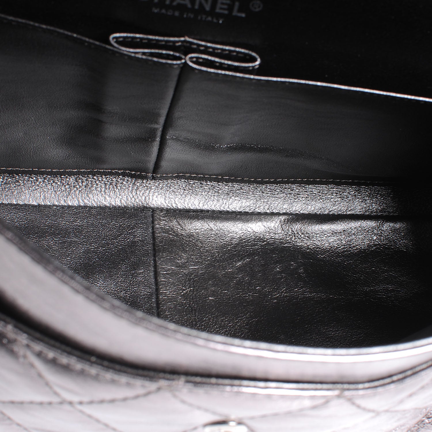 Chanel Calfskin 2.55 Reissue 228 Flap Metallic Silver 3 of 5