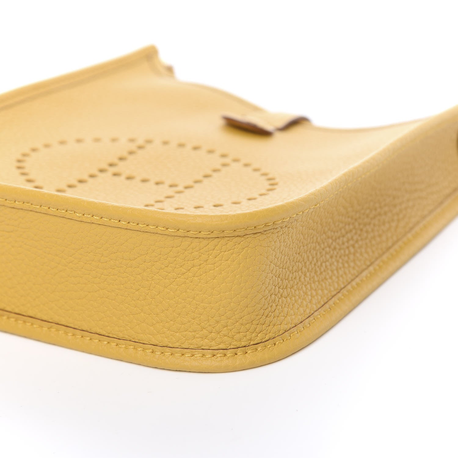 Hermes Taurillon Clemence Evelyne TPM Jaune Ambre 8 of 10