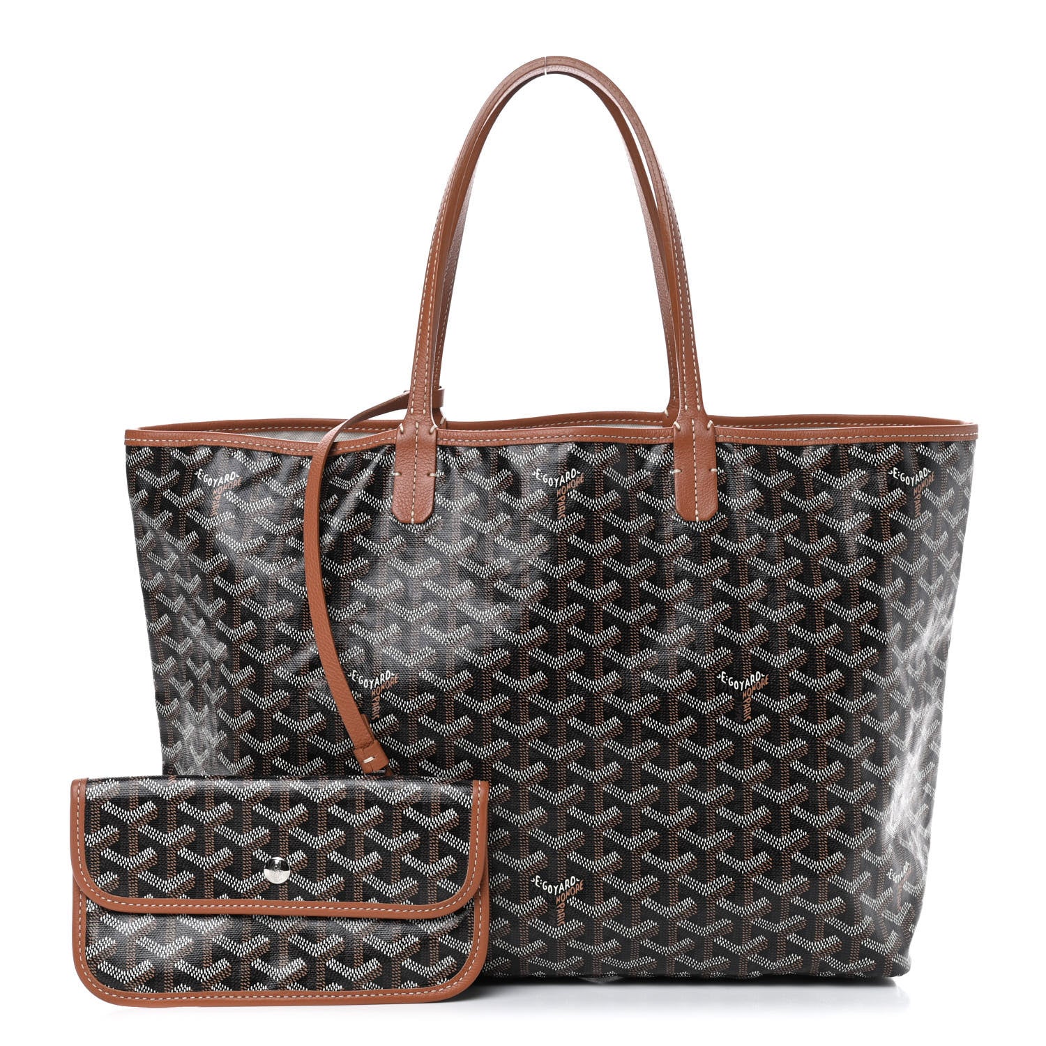 Goyard Goyardine Saint Louis PM Black Gold 1 of 10