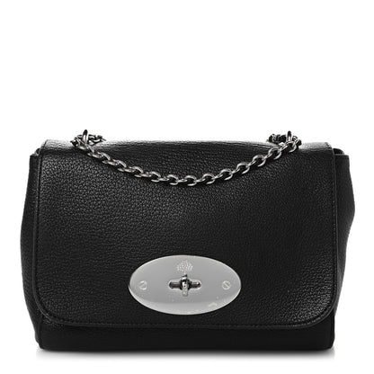 Mulberry Glossy Goatskin Small Lily Flap Black 1 of 10