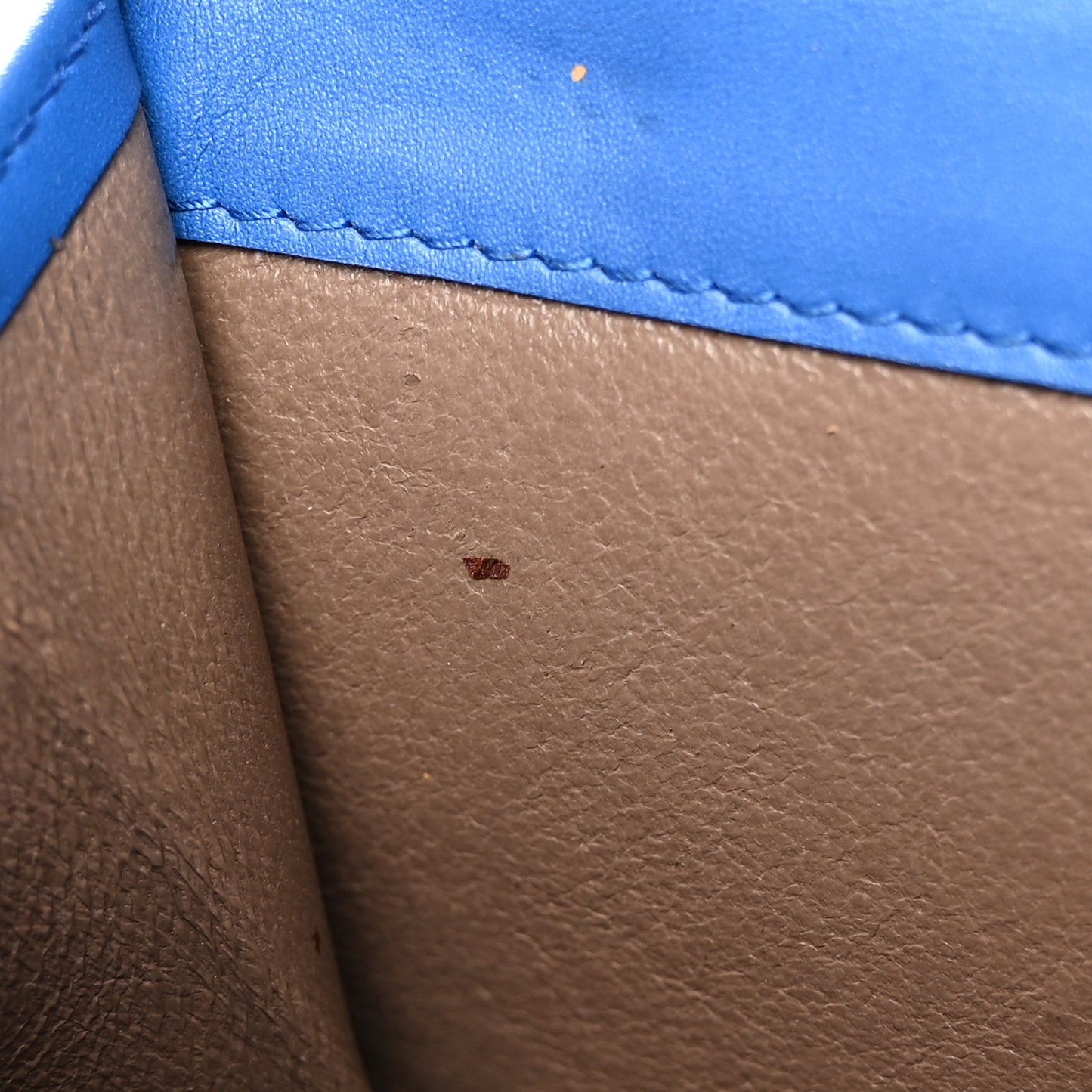 Nappa Intrecciato Continental Flap Wallet Bluette