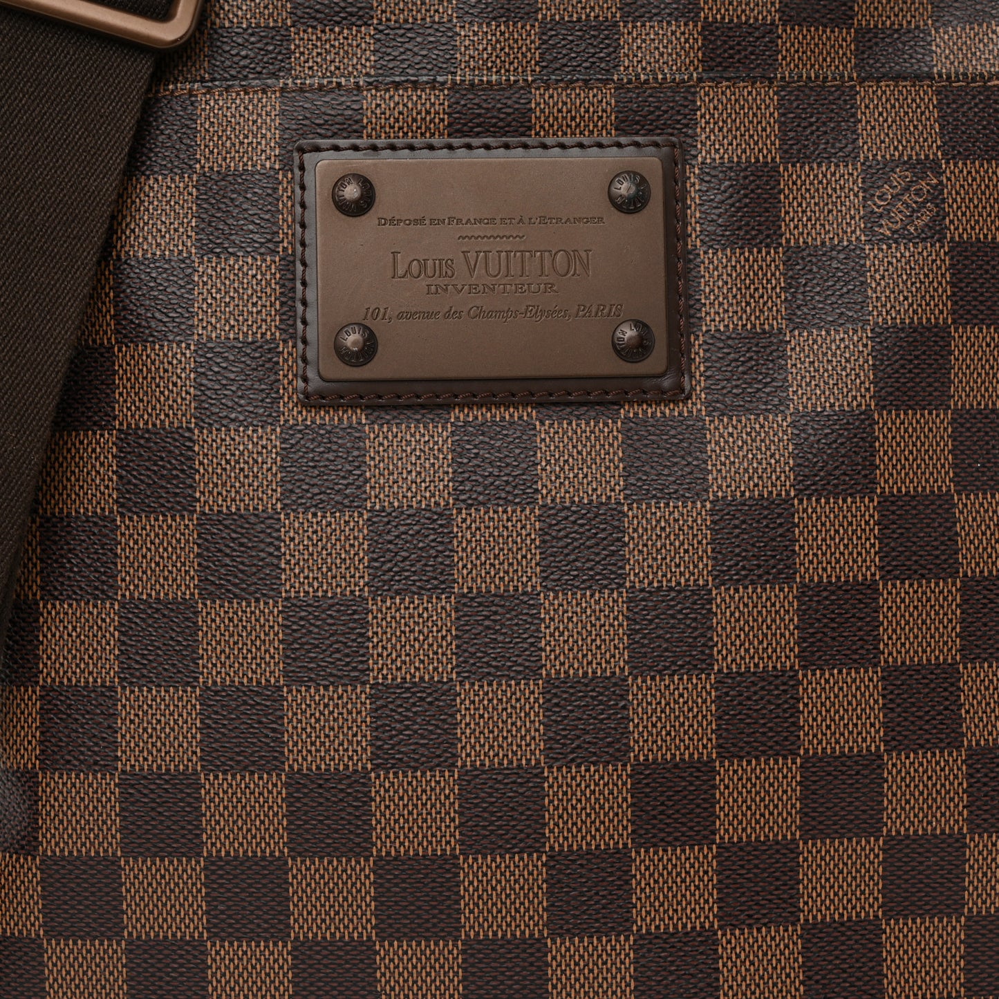 Damier Ebene Brooklyn Flat Pochette