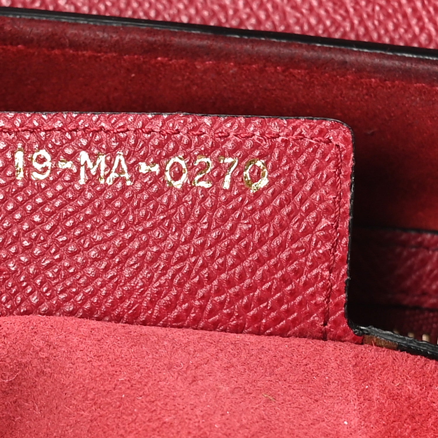 Christian Dior Grained Calfskin Saddle Bag Red 7 of 12