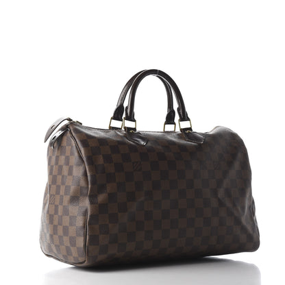Louis Vuitton Damier Ebene Speedy 35 2 of 9