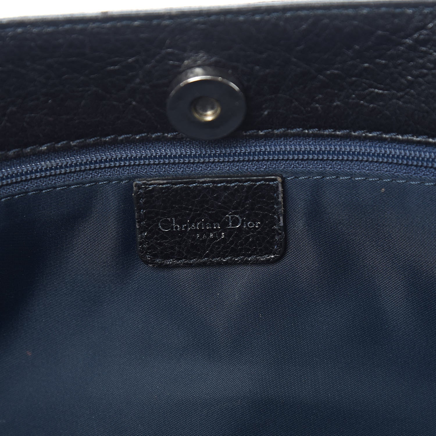 Christian Dior Denim Monogram Flight Tote Blue 6 of 14