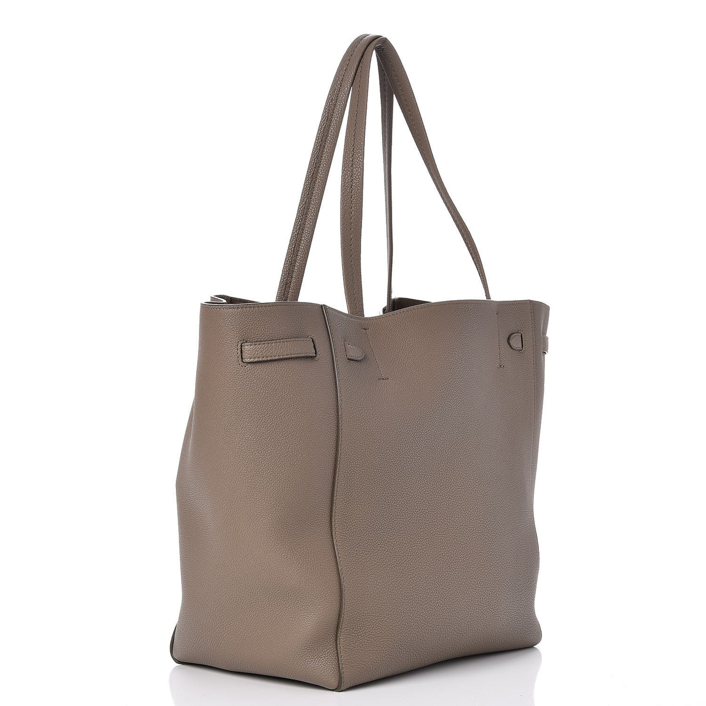 Soft Grained Calfskin Small Belt Cabas Phantom Taupe