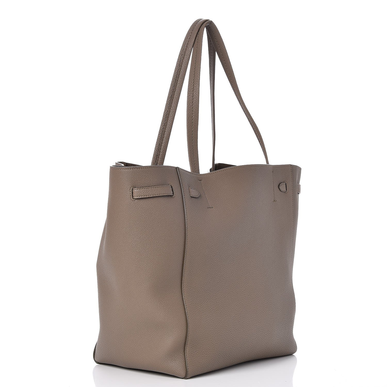 Celine Soft Grained Calfskin Small Belt Cabas Phantom Taupe 3 of 8