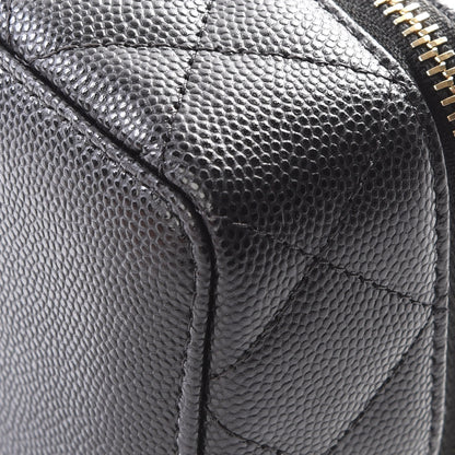 Chanel Caviar Quilted Jewelry Travel Case Black 6 of 11