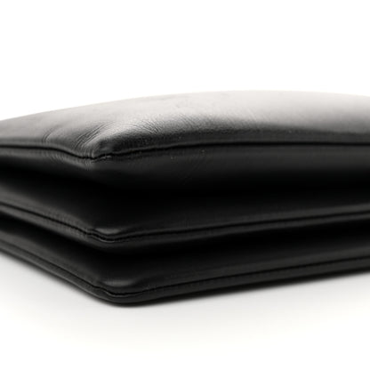 Salvatore Ferragamo Calfskin Trapezio Shoulder Bag Black 8 of 9