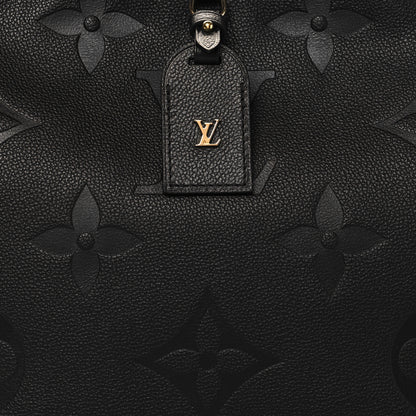 Louis Vuitton Empreinte Monogram Giant CarryAll MM Black 8 of 10