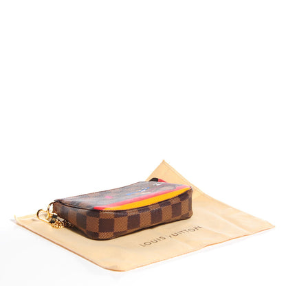 Louis Vuitton Damier Ebene 2015 Christmas Animation Mini Pochette Accessories 4 of 8