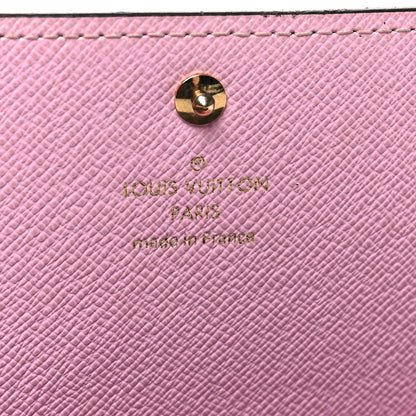 Louis Vuitton Monogram 2016 Christmas Animation Sarah Wallet Rose Ballerine 6 of 10