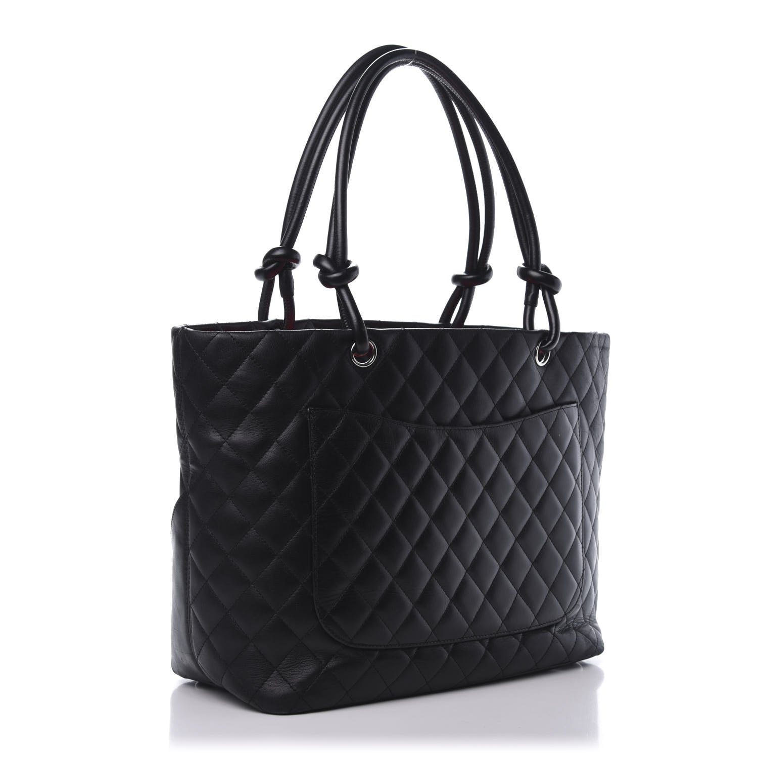 Chanel Calfskin Quilted Large Cambon Tote Black 3 of 12