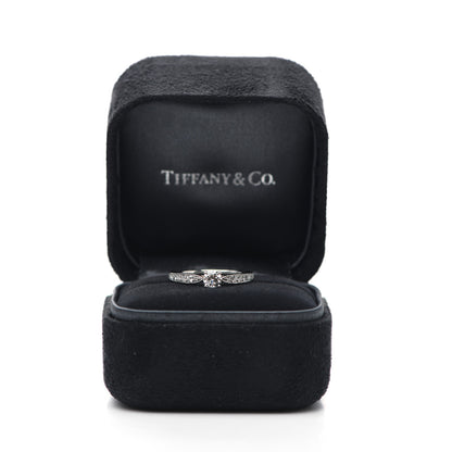 Tiffany Platinum Diamond .24ct Round Brilliant Harmony Engagement Ring 49 4.75 5 of 5
