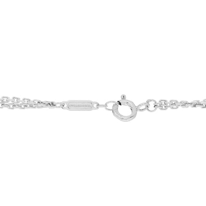 Tiffany Sterling Silver Double HardWear Link Pendant Necklace 4 of 4