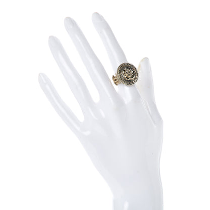Chanel CC Camellia Ring 5 Gold 2 of 5