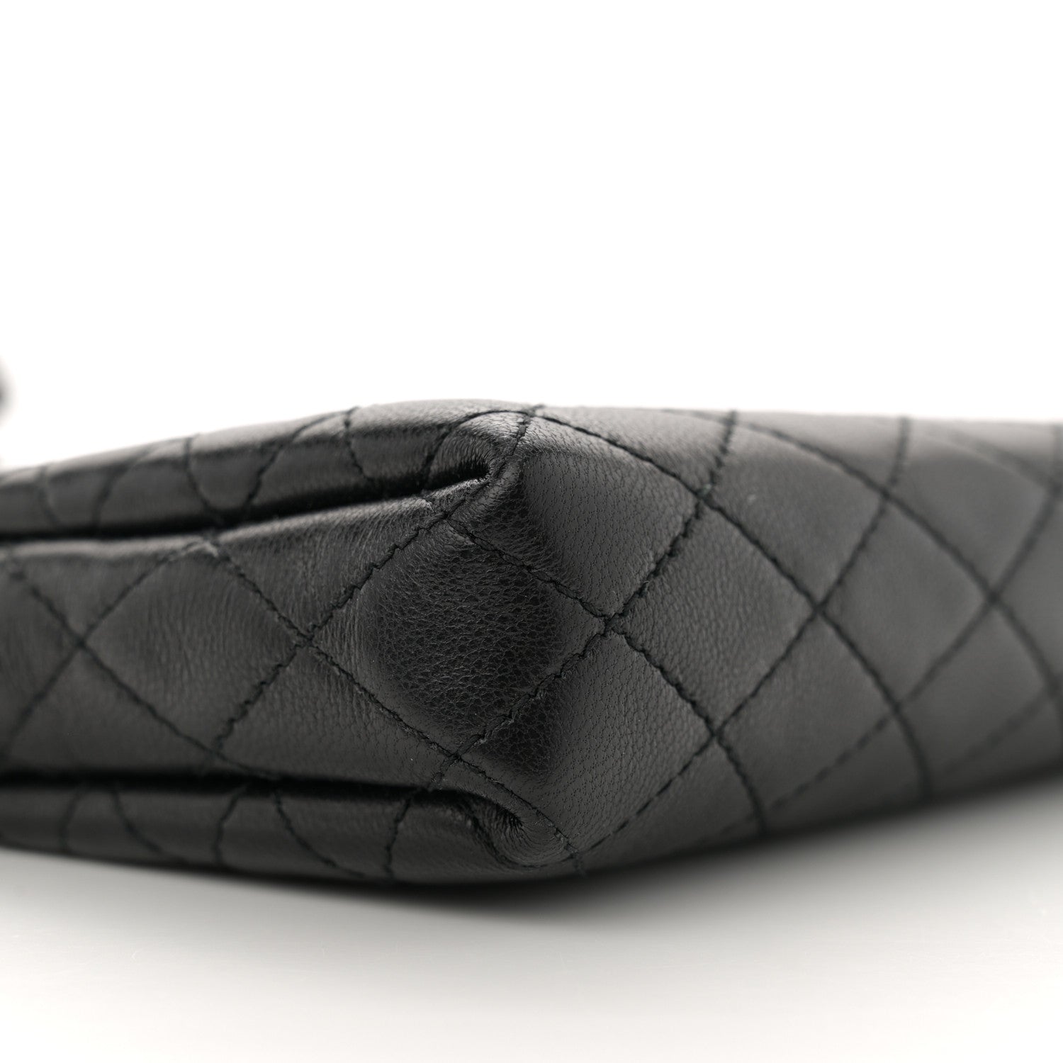 Saint Laurent Lambskin Quilted Gaby Zipped Pouch Black 9 of 11